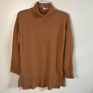 Moth Warm Brown Knit Sweater from Anthropologie